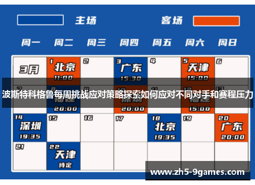 波斯特科格鲁每周挑战应对策略探索如何应对不同对手和赛程压力 波斯特科格鲁每周挑战应对策略探索如何应对不同对手和赛程压力